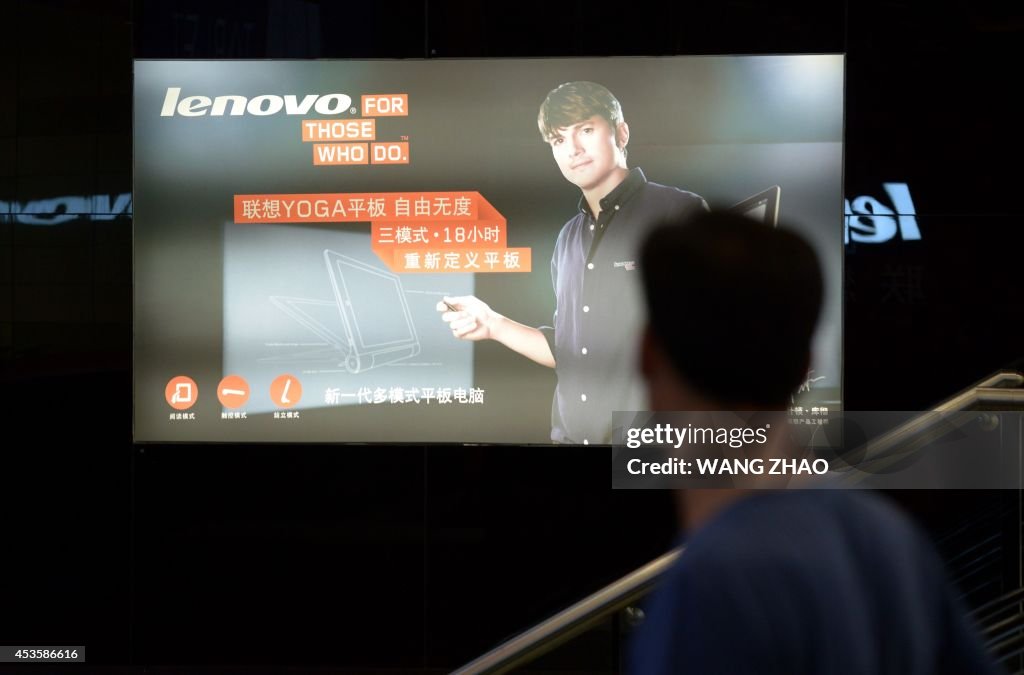 CHINA-HONG KONG-EARNINGS-COMPANY-LENOVO