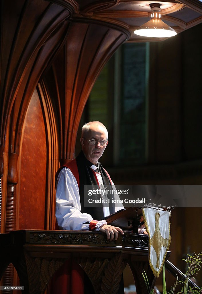 Archbishop of Canterbury visits New Zealand