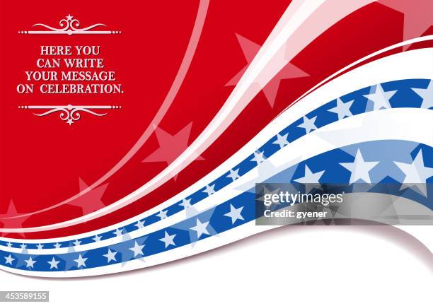 usa holiday - red white blue abstract background stock illustrations