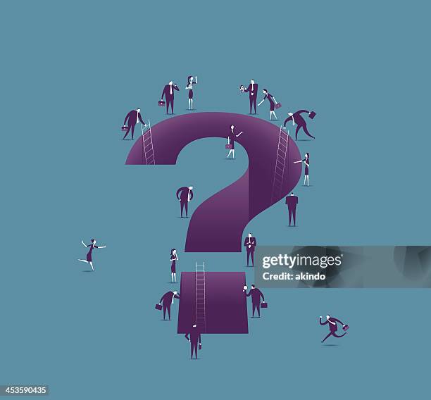 big problem - large corporate event stock illustrations