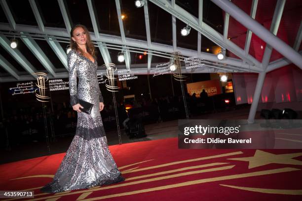 Sonia Okacha attends the tribute to scandinavian cinema at 13th Marrakech International Film Festival on December 4, 2013 in Marrakech, Morocco.