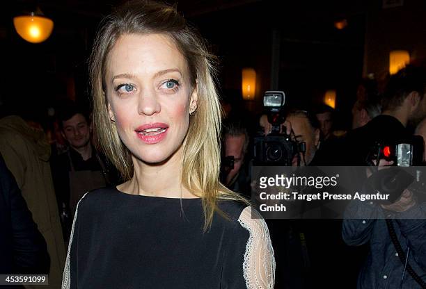 Actress Heike Makatsch attends the Medienboard Pre-Christmas Party at 'Q Restaurant' on December 4, 2013 in Berlin, Germany.