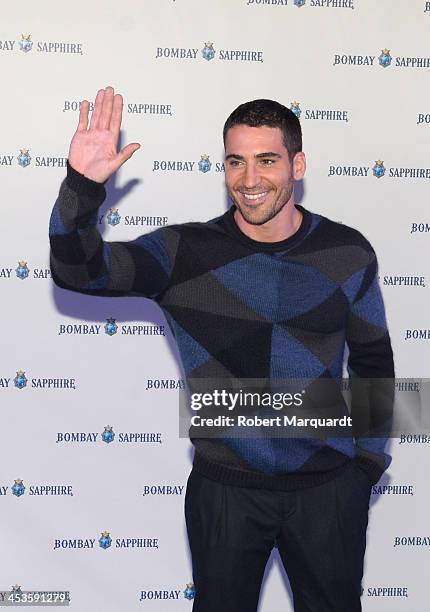 Miguel Angel Silvestre attends a Bombay Sapphire Christmas tree lighting event on December 4, 2013 in Barcelona, Spain.