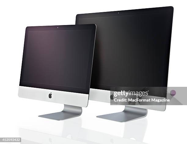 Inch and 27-inch Apple iMac photographed on a white background, taken on October 3, 2013.