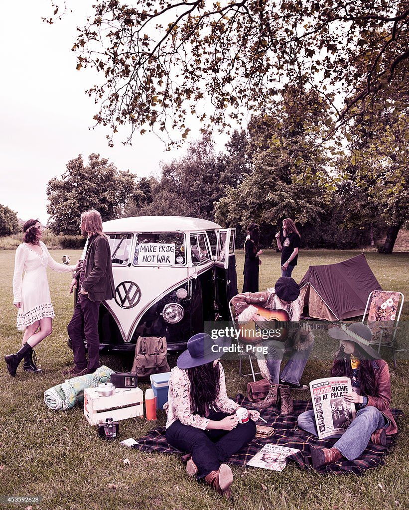 Hippies VW Camper Location Shoot