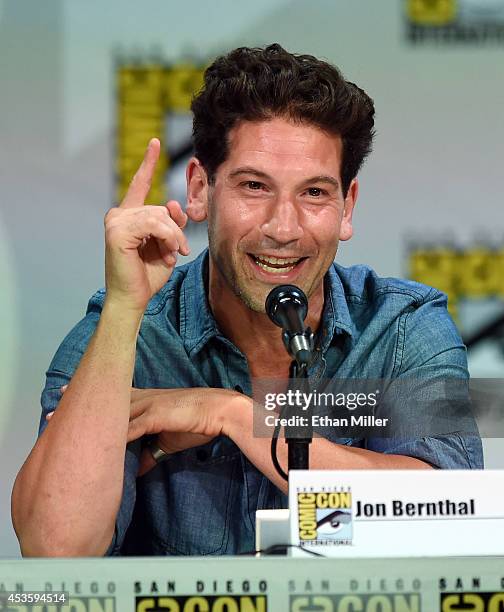 Actor Jon Bernthal attends the Entertainment Weekly: Brave New Warriors panel during Comic-Con International 2014 at the San Diego Convention Center...