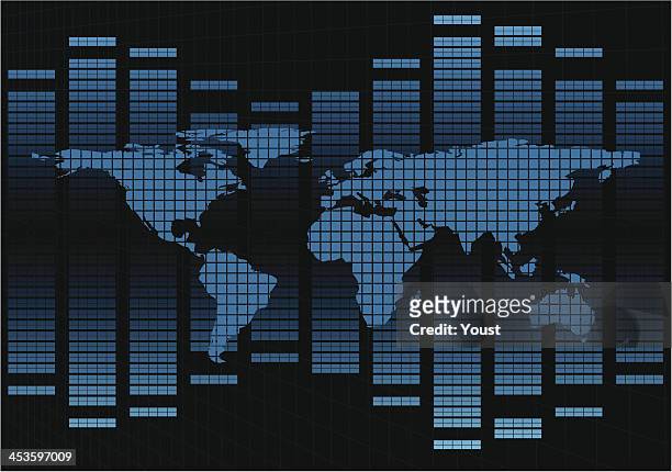 map diagram - oscillare stock illustrations