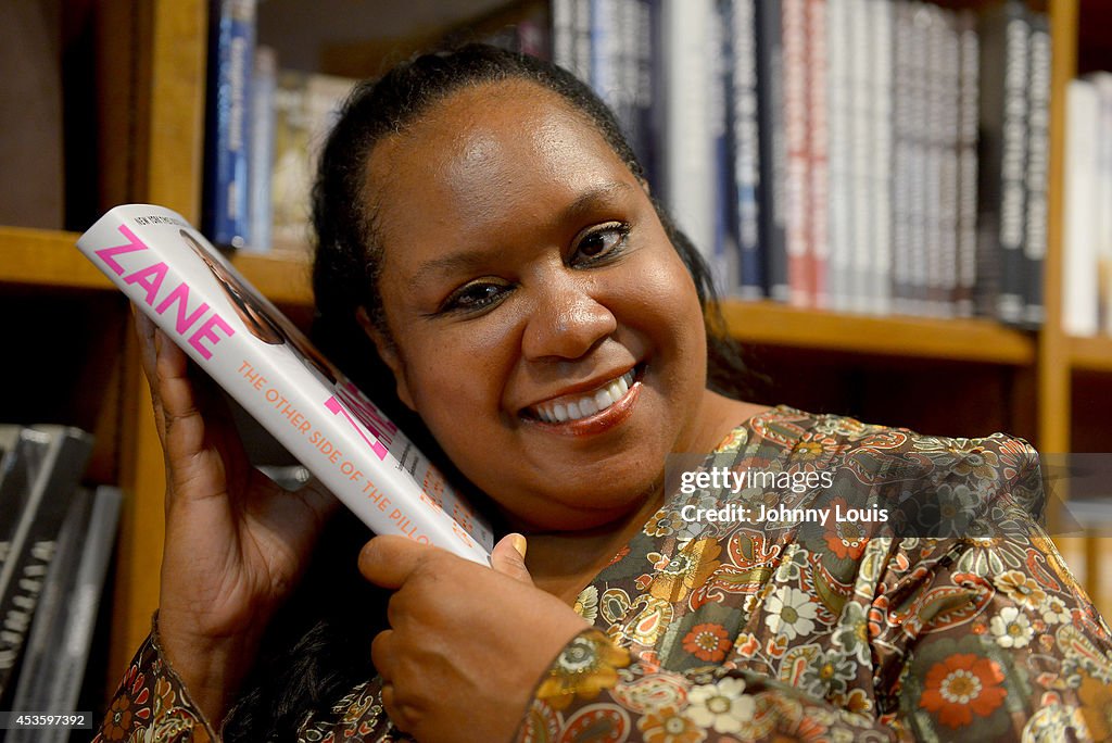 Writer Zane Author Zane attends her new book signing