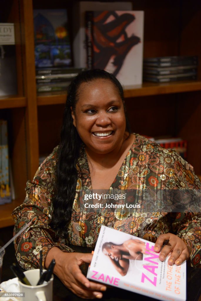 Writer Zane Author Zane attends her new book signing
