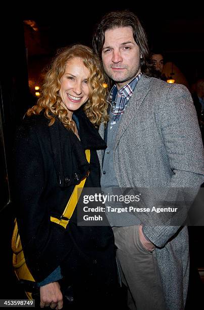 Guests attend the Medienboard Pre-Christmas Party at 'Q Restaurant' on December 4, 2013 in Berlin, Germany.