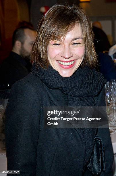 Actress Christiane Paul attends the Medienboard Pre-Christmas Party at 'Q Restaurant' on December 4, 2013 in Berlin, Germany.