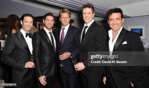 Urs Buhler, Sebastien Izambard, Andrew Castle, David Miller and Carlos Marin attends Best Beginnings at the grand opening of The Statoil Masters...