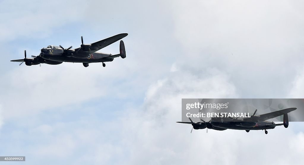 BRITAIN-AVIATION-WWII-LANCASTER BOMBERS