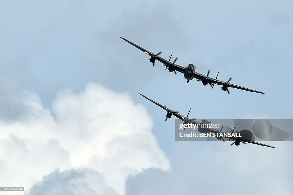 BRITAIN-AVIATION-WWII-LANCASTER BOMBERS