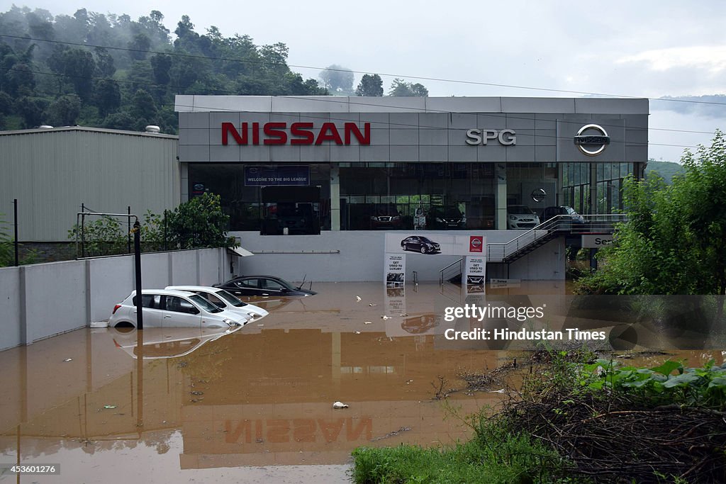 Floods In Mandi After Heavy Rainfall