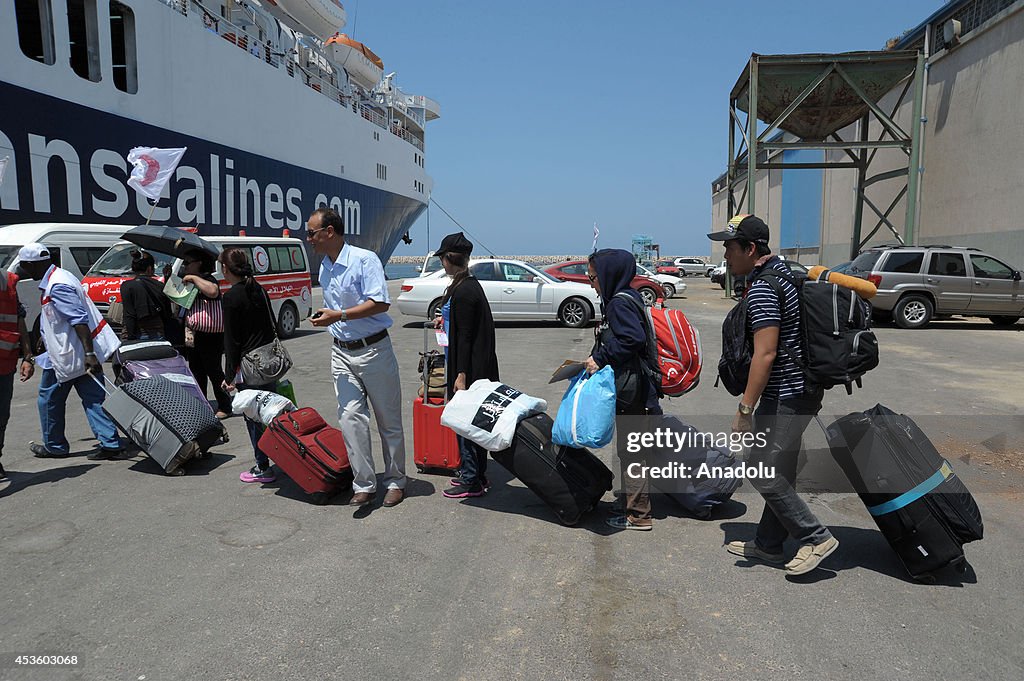 Philippine citizens evacuated from Libya due to clashes