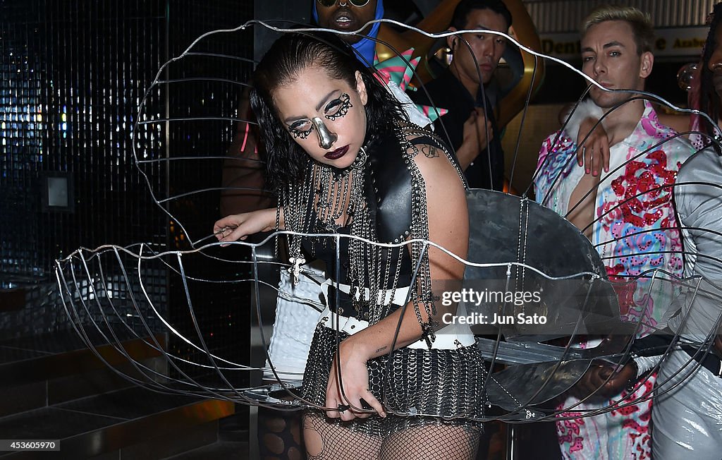 Lady Gaga Night Out In Tokyo