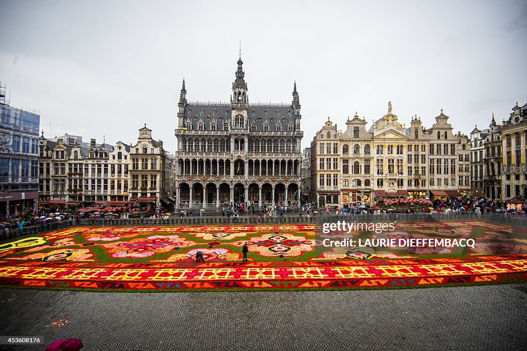 BELGIUM-TOURISM-FLOWER-FESTIVAL