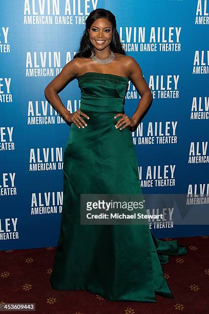 Actress Gabrielle Union attends the 2013 Alvin Ailey American Dance Theater's opening night benefit gala at New York City Center on December 4, 2013...