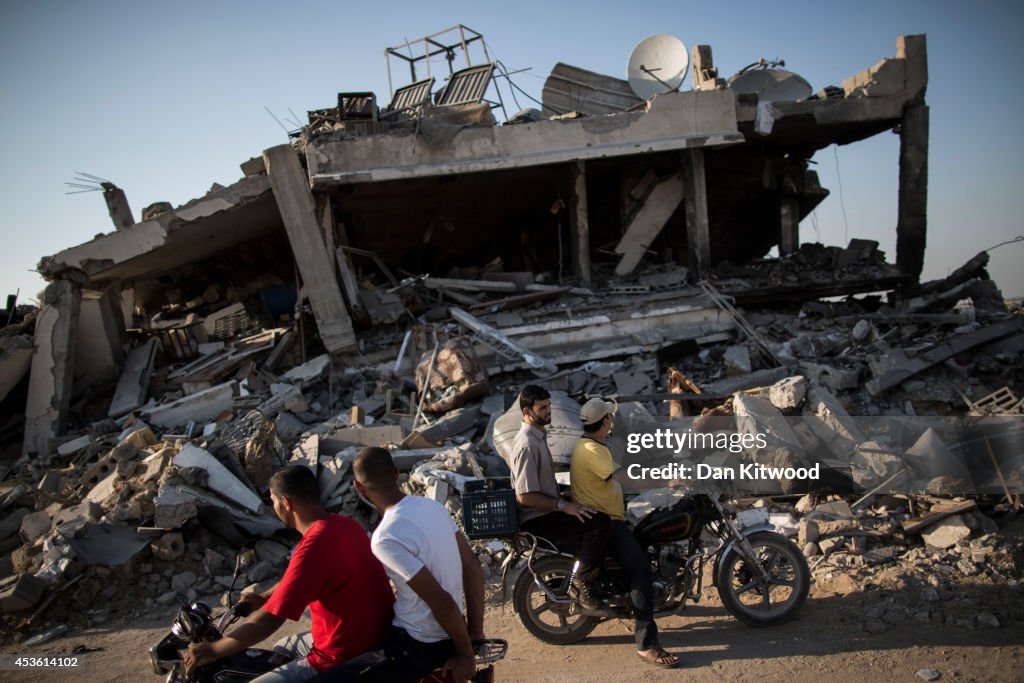 Scale Of Devastation Is Seen In Gaza As Tense Five Day Ceasefire Agreed