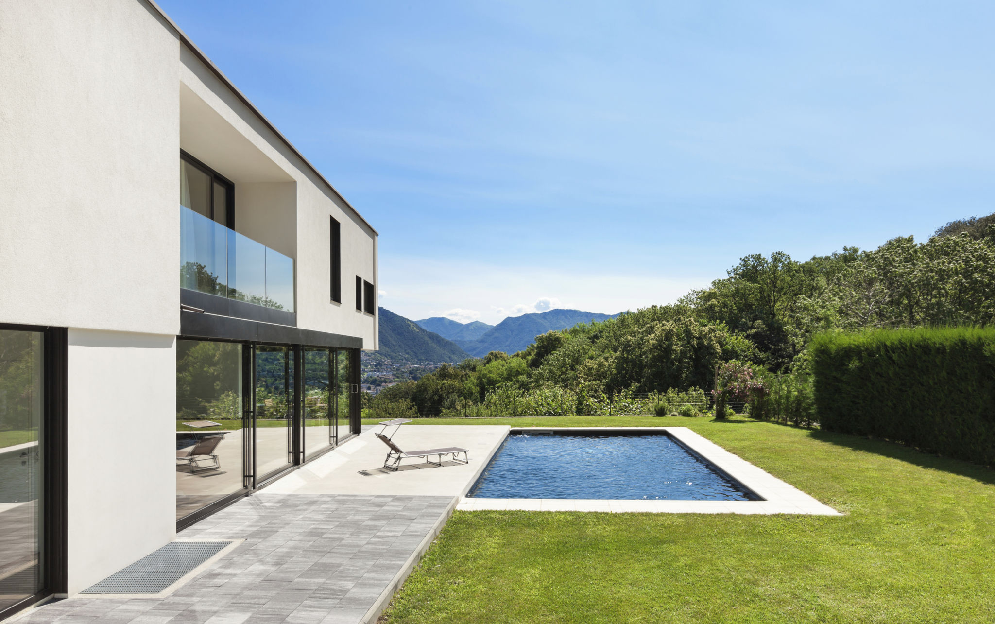 villa with pool