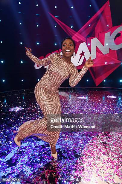 Nikeata Thompson attends the final of the tv show 'Got to Dance' on August 14, 2014 in Cologne, Germany.