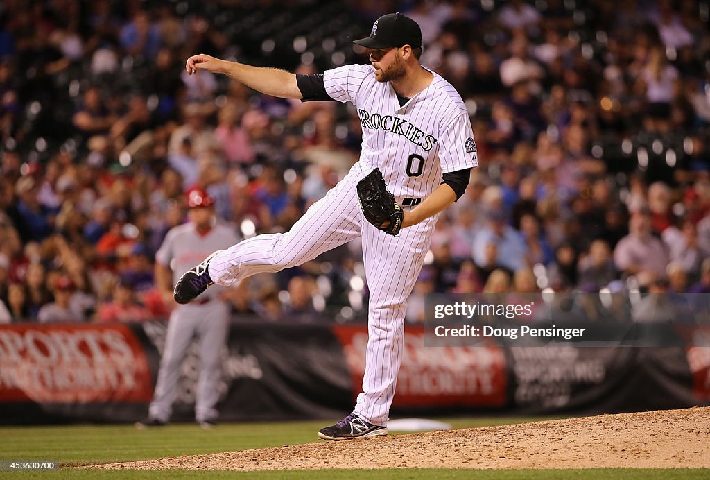 Cincinnati Reds v Colorado Rockies