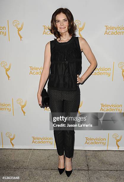 Actress Betsy Brandt attends the Television Academy's celebration of The 66th Emmy Awards nominees for Outstanding Casting at Tanzy on August 14,...