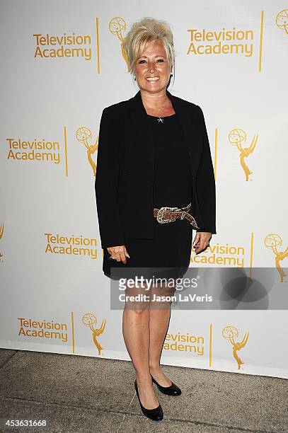 Jackie Lind attends the Television Academy's celebration of The 66th Emmy Awards nominees for Outstanding Casting at Tanzy on August 14, 2014 in Los...