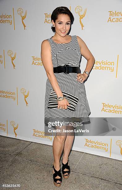 Actress Nataliya Joy Prieto attends the Television Academy's celebration of The 66th Emmy Awards nominees for Outstanding Casting at Tanzy on August...