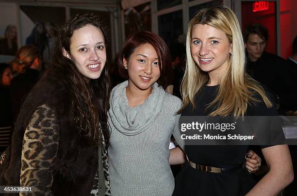 Guests attend the Pandora Happy Hour at Mondrian New York on December 4, 2013 in New York City.