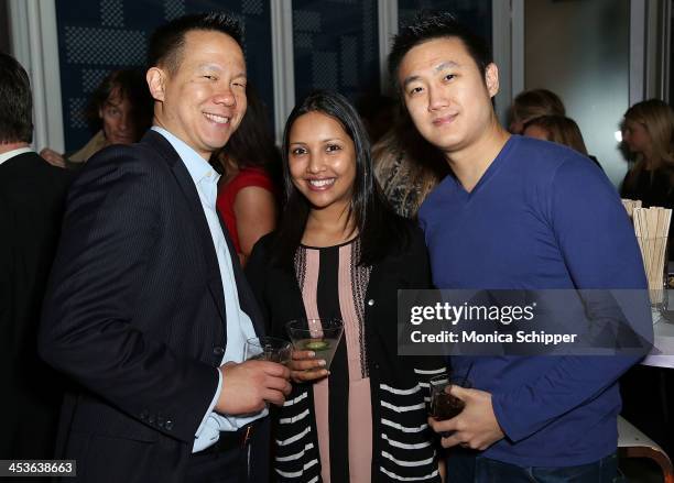 Guests attend the Pandora Happy Hour at Mondrian New York on December 4, 2013 in New York City.