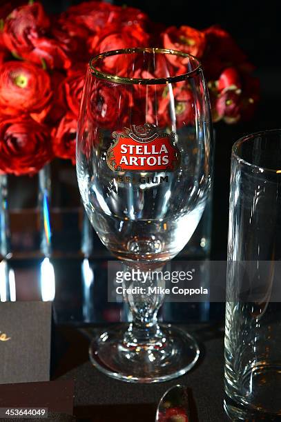 View of atmosphere at the launch event for Stella Artois Crystal Chalice in New York Citys Meatpacking District on December 4, 2013.