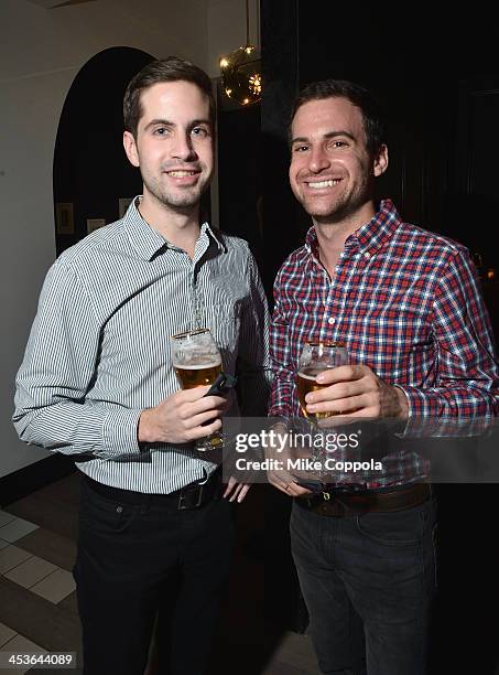 Guests attend the launch event for Stella Artois Crystal Chalice in New York Citys Meatpacking District on December 4, 2013.