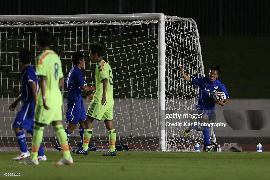 Japan U-19 v Shizuoka Selection - SBS Cup International Youth Soccer
