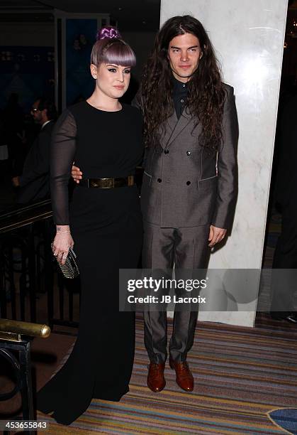 Kelly Osbourne and Matthew Mosshart attend the Make-A-Wish Foundation of Greater Los Angeles 2013 Wishing Well Winter Gala at Regent Beverly Wilshire...