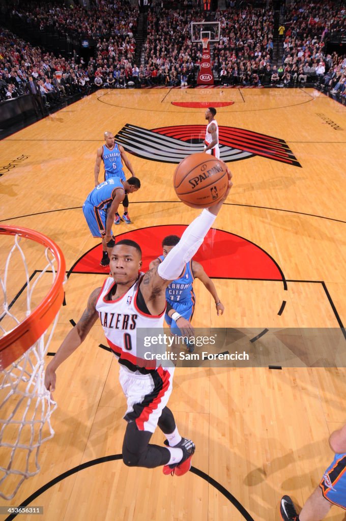 Oklahoma City Thunder v Portland Trail Blazers