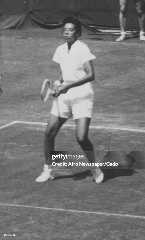 'Althea Gibson On Court'