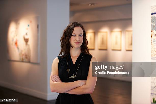 portrait of the curator - museum curator stock pictures, royalty-free photos & images