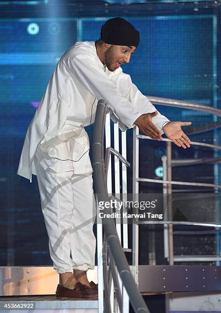 Pavandeep Paul is evicted from the Big Brother house 2014 at Elstree Studios on August 15, 2014 in Borehamwood, England.