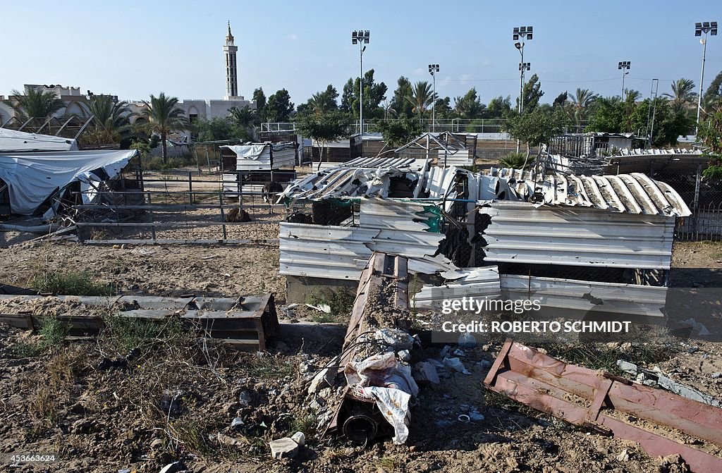 PALESTINIAN-ISRAEL-CONFLICT-GAZA-ZOO