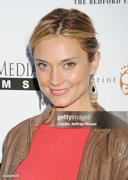 Actress Spencer Grammer attends the 'About Alex' Los Angeles premiere held at the Arclight Theater on August 6, 2014 in Hollywood, California.