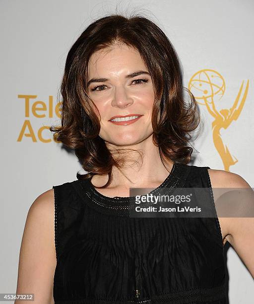 Actress Betsy Brandt attends the Television Academy's celebration of The 66th Emmy Awards nominees for Outstanding Casting at Tanzy on August 14,...