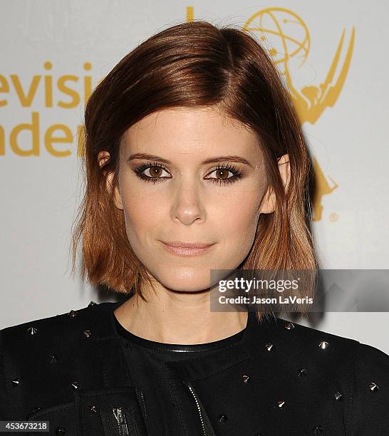 Actress Kate Mara attends the Television Academy's celebration of The 66th Emmy Awards nominees for Outstanding Casting at Tanzy on August 14, 2014...