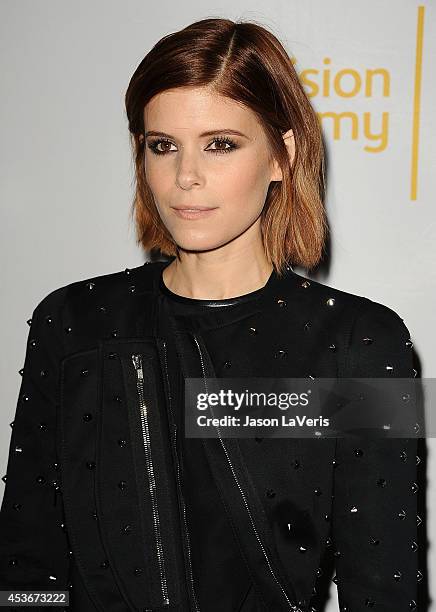 Actress Kate Mara attends the Television Academy's celebration of The 66th Emmy Awards nominees for Outstanding Casting at Tanzy on August 14, 2014...