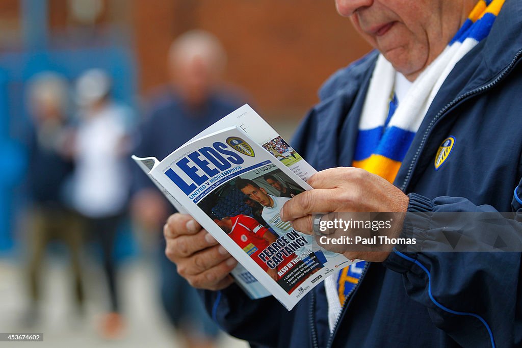 Leeds United v Middlesbrough - Sky Bet Championship