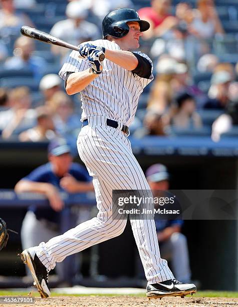 Lyle Overbay of the New York Yankees in action against the New York Yankees at Yankee Stadium on June 22, 2013 in the Bronx borough of New York City....
