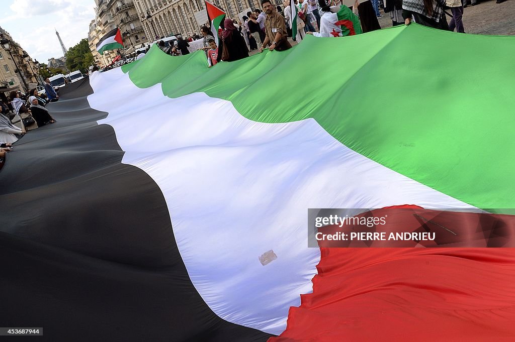 FRANCE-ISRAEL-PALESTINIANS-GAZA-CONFLICT-DEMO