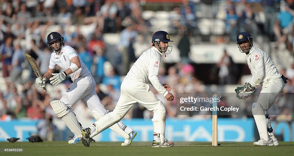 England v India: 5th Investec Test - Day Two