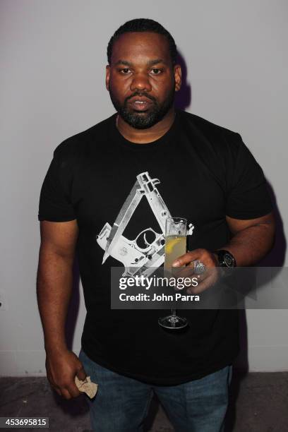 Raekwon attends Surface Magazine's DesignDialogues No. 6 With Hans Ulrich Obrist, Kanye West And Jacques Herzog at Moore Building on December 5, 2013...